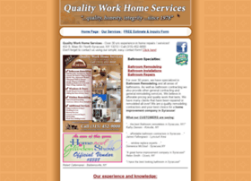Qualityworkhomeservices.com thumbnail