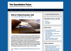 Quantitativepeace.com thumbnail