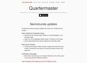 Quartermasterapp.com thumbnail