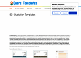 Quotetemplates.org thumbnail