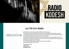 Radiokodesh.com thumbnail