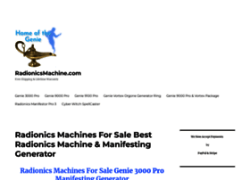 Radionicsmachine.com thumbnail