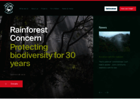 Rainforestconcern.org thumbnail