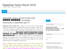 Rajasthanpoliceresults.in thumbnail
