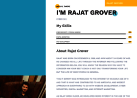 Rajatgrover.com thumbnail