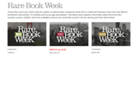 Rarebookweek.org thumbnail