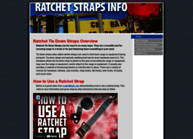 Ratchetstraps.info thumbnail