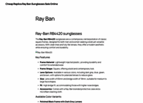 Raybansell.com thumbnail