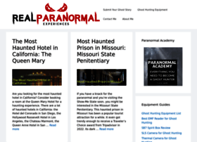 Realparanormalexperiences.com thumbnail