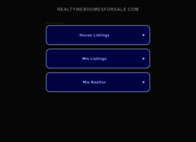 Realtywebhomesforsale.com thumbnail