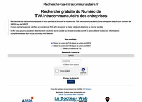 Recherche-tva-intracommunautaire.fr thumbnail
