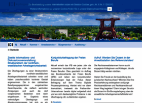Rechtsanwaltskammer-hamm.de thumbnail