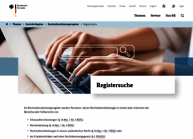 Rechtsdienstleistungsregister.de thumbnail