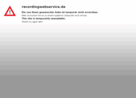 Recordingwebservice.de thumbnail
