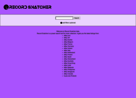 Recordsnatcher.s3-website.eu-central-1.amazonaws.com thumbnail Recordsnatcher.s3-website.eu-central-1.amazonaws.com thumbnail