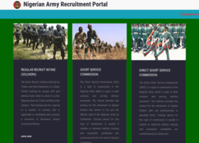 Recruitment.army.mil.ng thumbnail