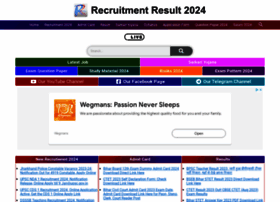 Recruitmentresult.com thumbnail
