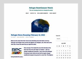 Refugeeresettlementwatch.org thumbnail