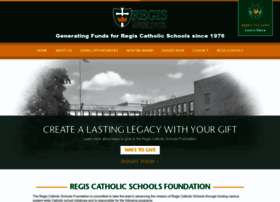 Regiscatholicschoolsfoundation.com thumbnail