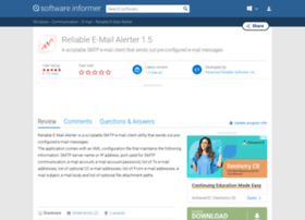 Reliable-e-mail-alerter.software.informer.com thumbnail