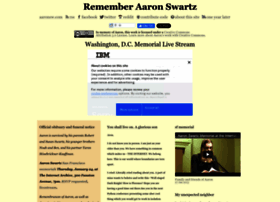 Rememberaaronsw.com thumbnail