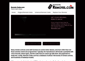 Remote-codes.com thumbnail