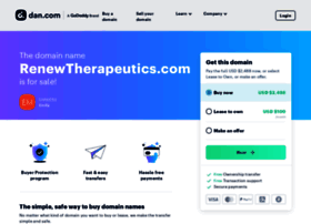 Renewtherapeutics.com thumbnail