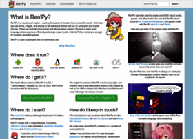 Renpy.org thumbnail