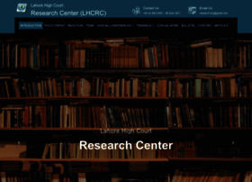 Researchcenter.lhc.gov.pk thumbnail