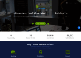 Resume-builder.net thumbnail