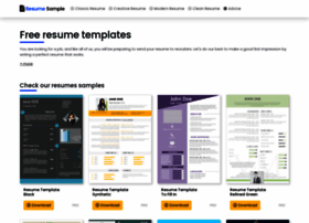 Resume-sample.com thumbnail
