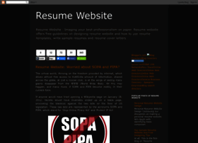 Resume-websites.blogspot.com thumbnail