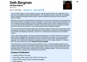 Resume.sethbergman.com thumbnail