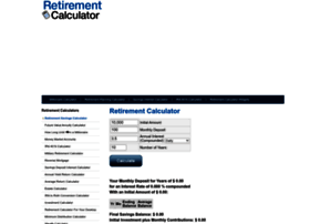 Retirementcalculators.org thumbnail