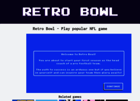 Retro Bowl Unblocked WTF