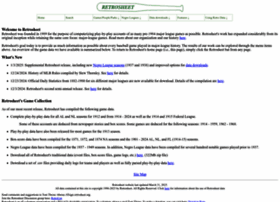 Retrosheet.org thumbnail