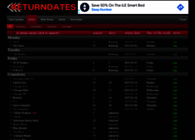 Returndates.com thumbnail