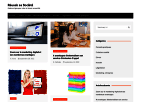 Reussir-sa-societe.info thumbnail