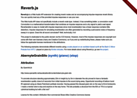 Reverbjs.org thumbnail