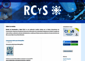 Revistadecomunicacionysalud.es thumbnail