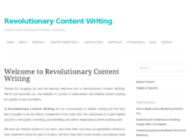Revolutionarycontentwriting.com thumbnail