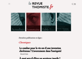 Revuethomiste.fr thumbnail