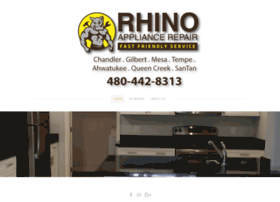 Rhinoappliancerepair.com thumbnail