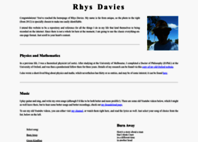 Rhysdavies.info thumbnail