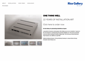 Ricegallery.org thumbnail