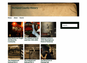 Richlandcountyhistory.com thumbnail