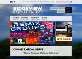 Ridgeviewbaptist.org thumbnail