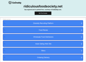 Ridiculousfoodsociety.net thumbnail