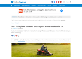 Riding-lawn-mowers-review.toptenreviews.com thumbnail