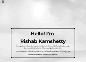 Rishabkamshetty.com thumbnail